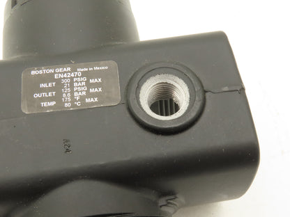 Boston Gear EN42470 Air Pressure Regulator 5-125 PSI 1-1/4" NPT