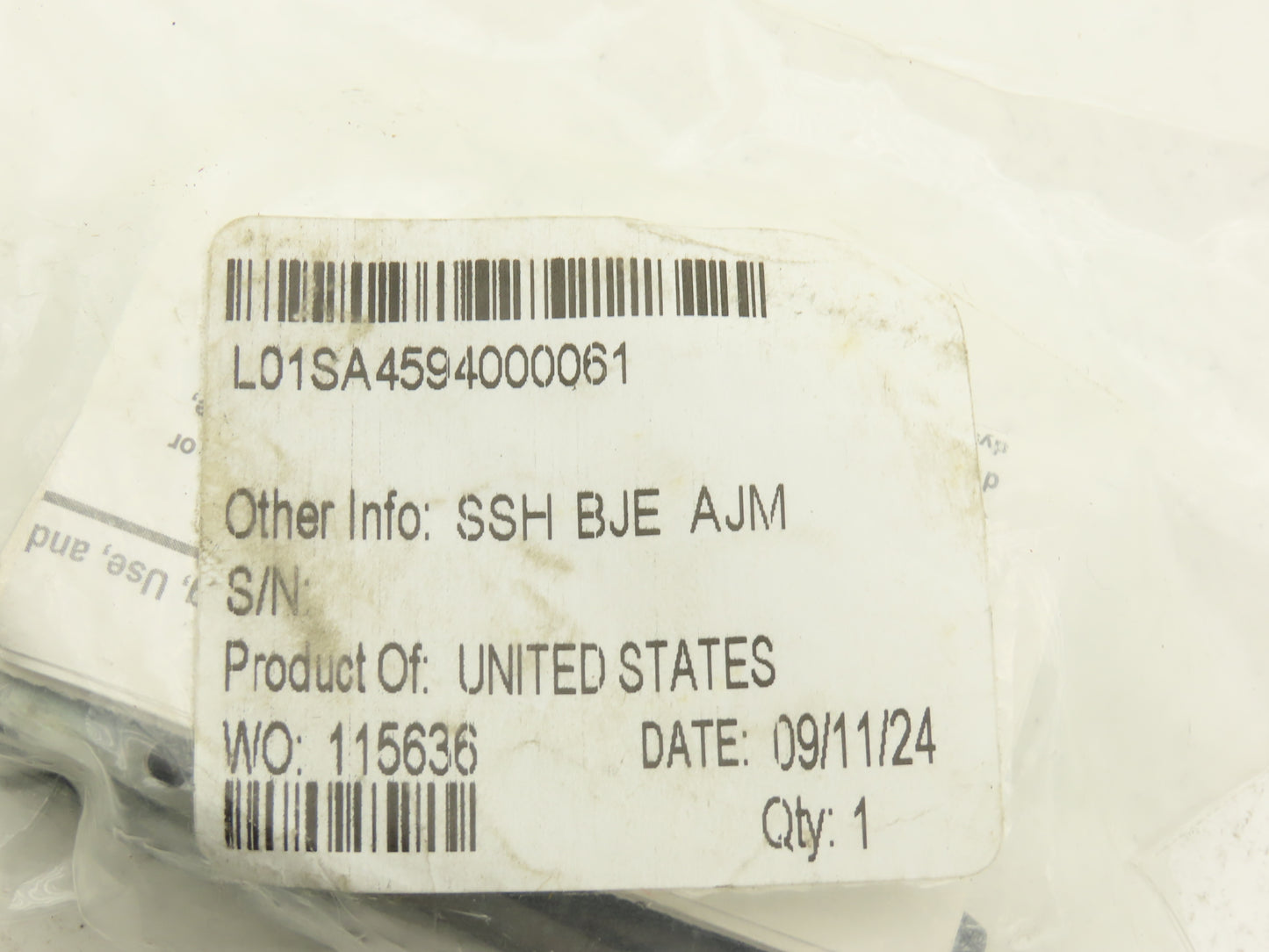 Aventics L01SA4594000061 Pneumatic Solenoid Air Control Valve 4-Way 2-Pos 24VDC
