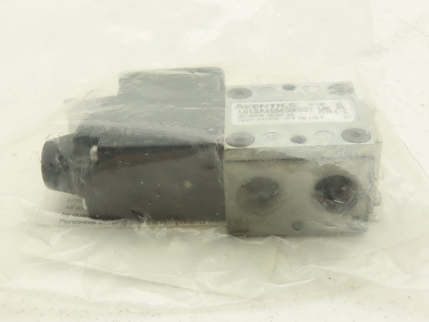 Aventics L01SA4594000061 Pneumatic Solenoid Air Control Valve 4-Way 2-Pos 24VDC