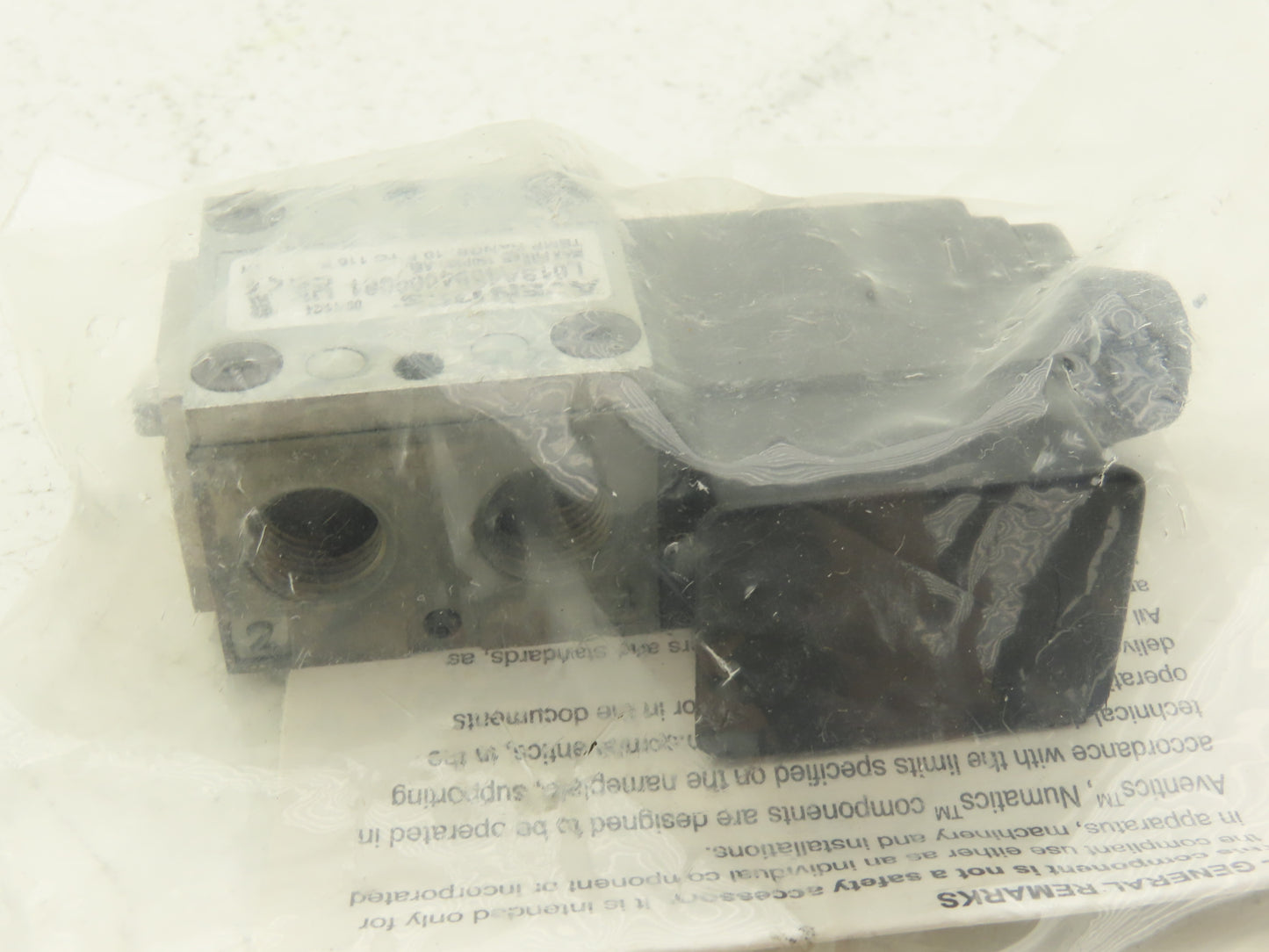 Aventics L01SA4594000061 Pneumatic Solenoid Air Control Valve 4-Way 2-Pos 24VDC