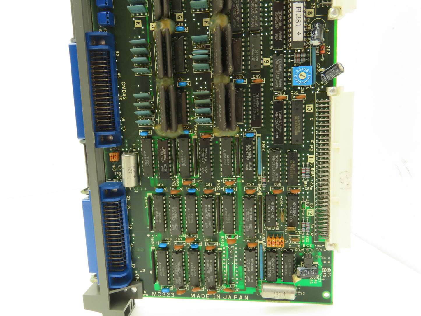 Mitsubishi Mazak BN634A008G52 PCB Printed Circuit Board Card MC323 Lot of 3