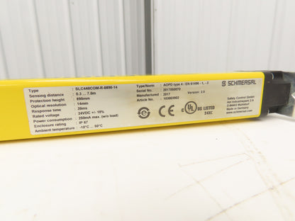 Schmersal SLC440COM-ER-0890-14 Safety Light Curtain Transmitter & Receiver Set