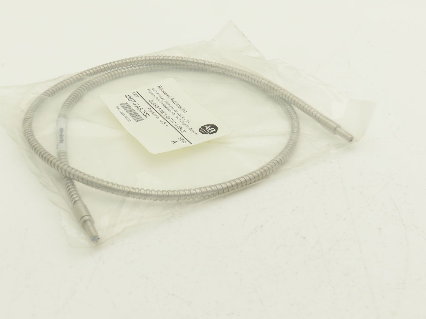Allen Bradley 43GT-FAS25SL Glass Fiber Optic Cable Stainless 36" Ser A