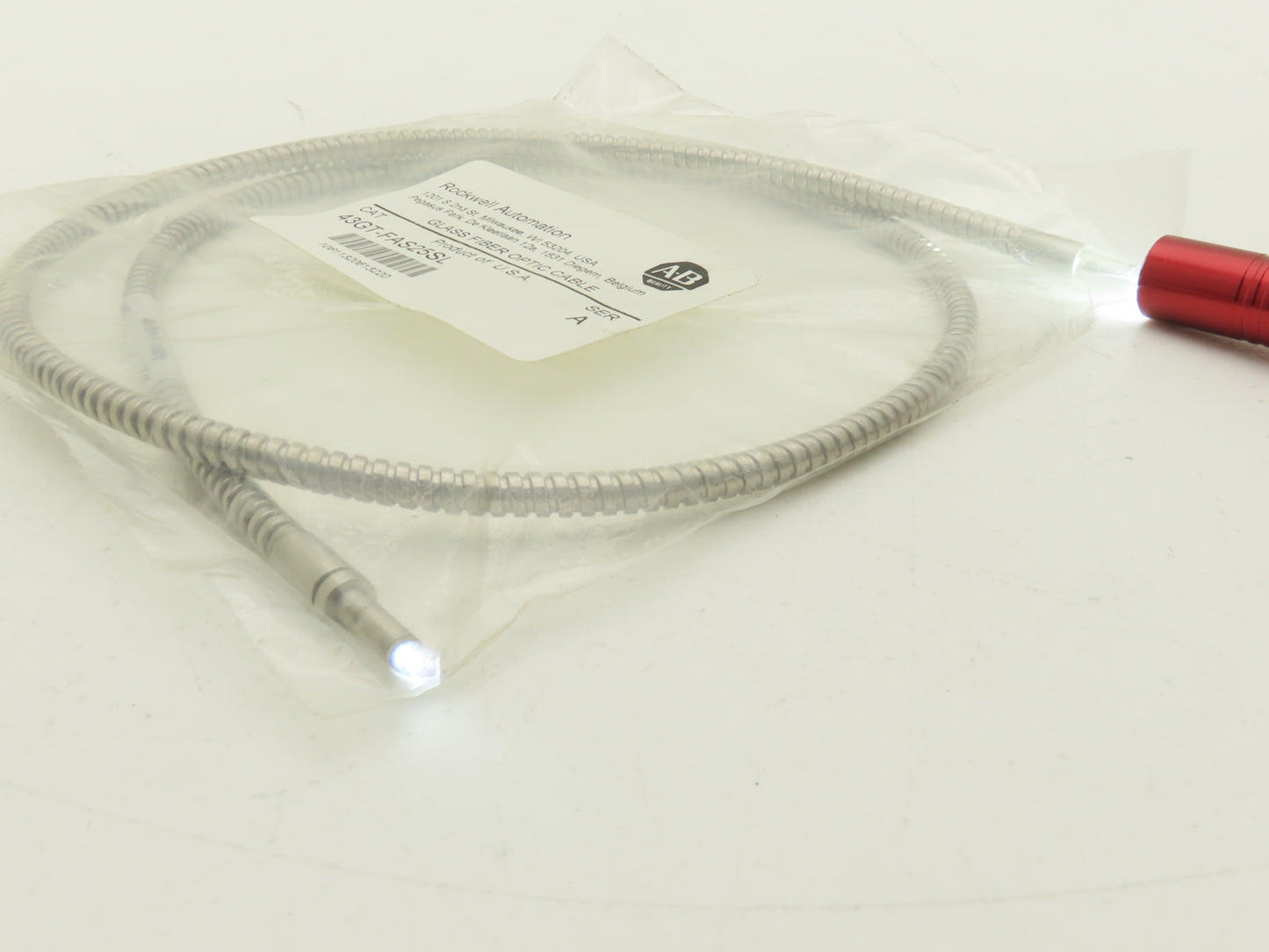 Allen Bradley 43GT-FAS25SL Glass Fiber Optic Cable Stainless 36" Ser A