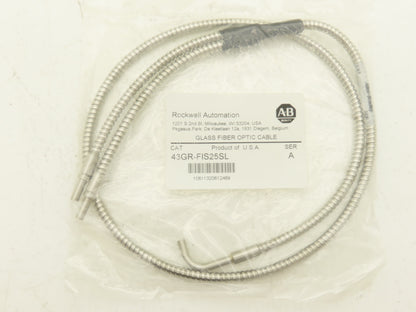 Allen Bradley 43GR-FIS25SL Glass Fiber Optic Cable Stainless 36" Ser A