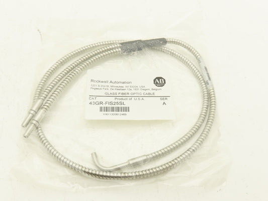 Allen Bradley 43GR-FIS25SL Glass Fiber Optic Cable Stainless 36" Ser A