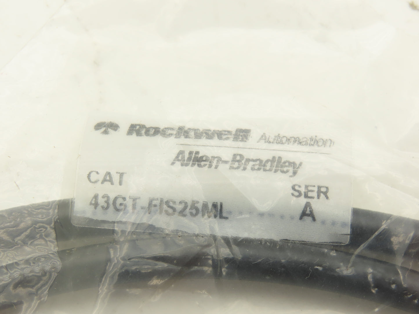 Allen Bradley 43GT-FIS25ML Glass Fiber Optic Cable 36" Length Ser A