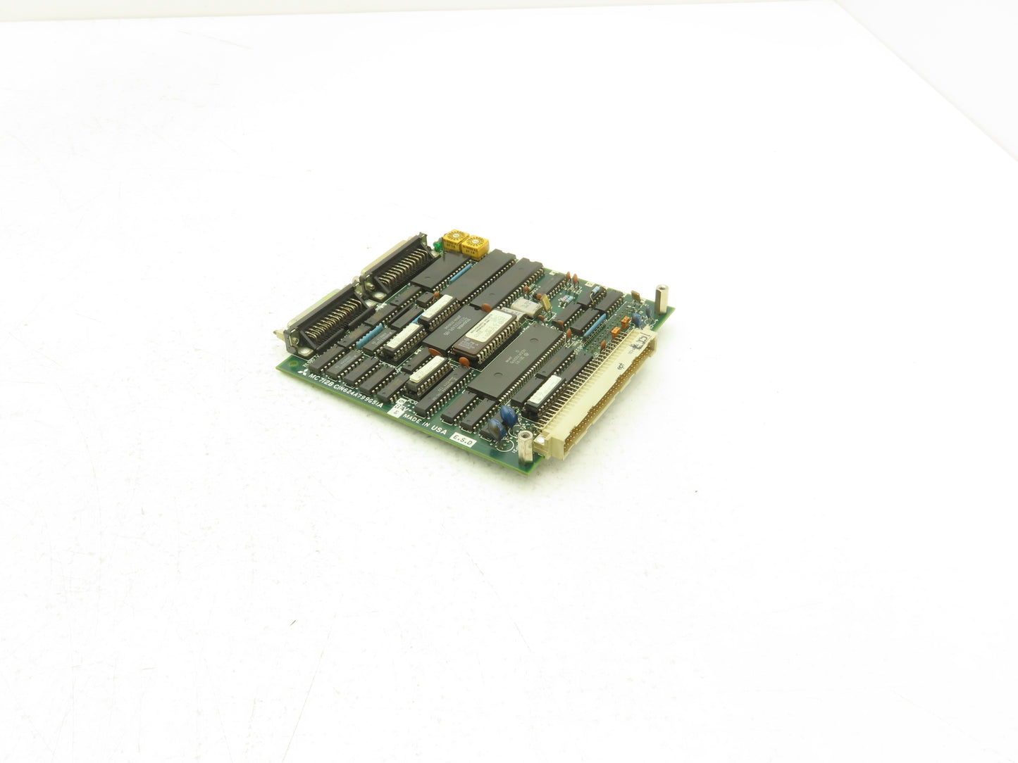 Mitsubishi Mazak CIN624A799G51A PCB Slot Rack Printed Circuit Board Card MC712B