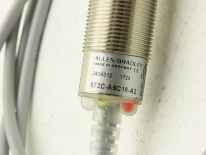 Allen Bradley 872C-A5C18-A2 Proximity Sensor Switch 2M Cable 20-250VAC Ser B