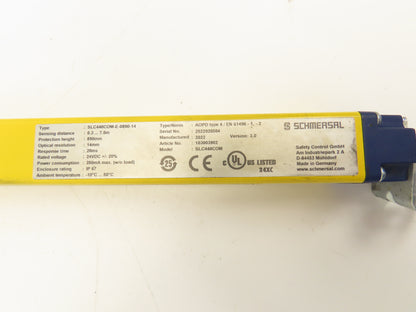 Schmersal SLC440COM-ER-0890-14 Safety Light Curtain Transmitter & Receiver Set