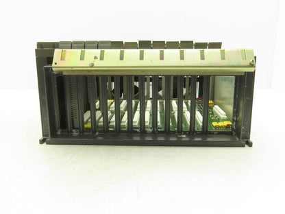 Mitsubishi FCA335MY-V PCB Slot Rack Chassis & Backplane Card Assembly MC031D