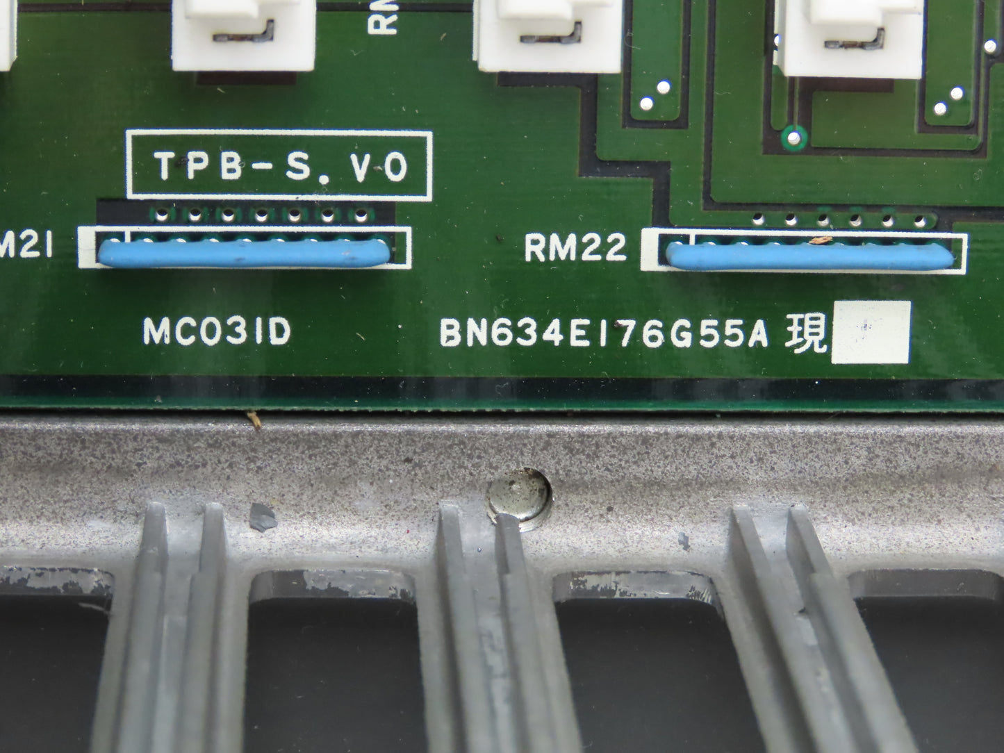 Mitsubishi FCA335MY-V PCB Slot Rack Chassis & Backplane Card Assembly MC031D