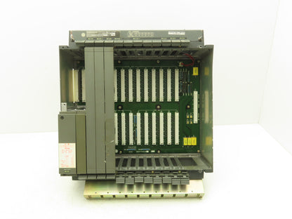 Mitsubishi FCA335MY-V PCB Slot Rack Chassis & Backplane Card Assembly MC031D