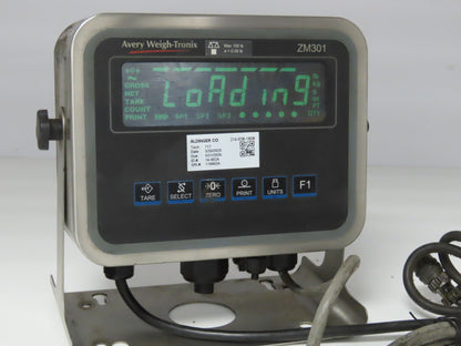 Avery Weigh-Tronix Model ZM301-SD1 Digital Scale Weight Readout Indicator
