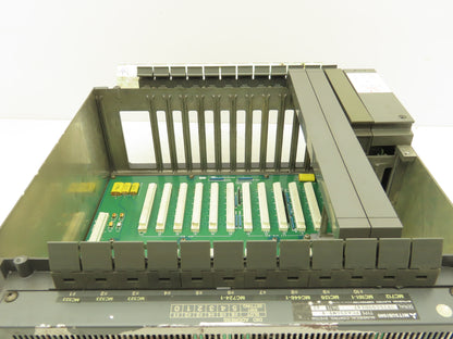 Mitsubishi FCA335MY-V PCB Slot Rack Chassis & Backplane Card Assembly MEC-M1A