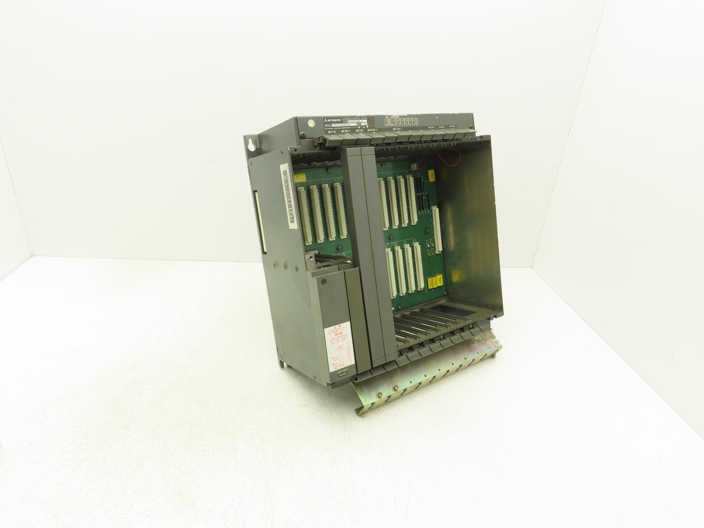 Mitsubishi FCA335MY-V PCB Slot Rack Chassis & Backplane Card Assembly MEC-M1A
