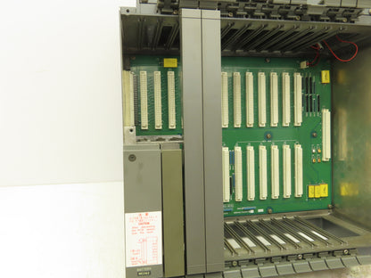 Mitsubishi FCA335MY-V PCB Slot Rack Chassis & Backplane Card Assembly MEC-M1A