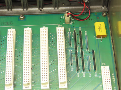 Mitsubishi FCA335MY-V PCB Slot Rack Chassis & Backplane Card Assembly MEC-M1A