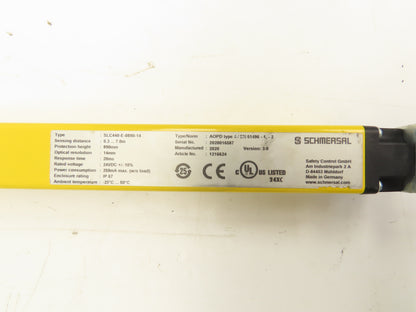 Schmersal SLC440-ER-0890-14-01 Safety Light Curtain Transmitter & Receiver Set
