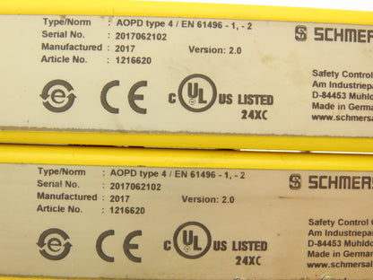 Schmersal SLC440-ER-0570-14-01 Safety Light Curtain Transmitter & Receiver Set