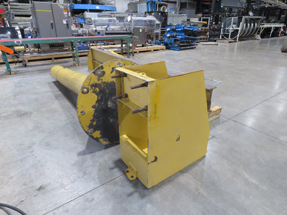 Contrx 2 Ton 4000 Lb Free Standing Jib Crane 14' Span 12' Height Under Beam