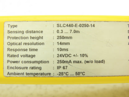 Schmersal SLC440-E-0250-14 250mm Light Curtain Transmitter Only