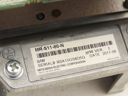Mitsubishi MR-S11-80-N AC Servo Motor Drive Controller Assembly Version E