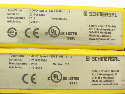 Schmersal SLC440-ER-0490-14-01 Safety Light Curtain Receiver