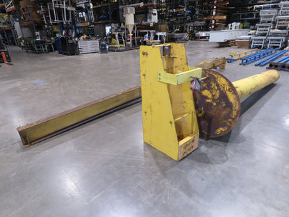 1/4 Ton 500 Lb Free Standing Jib Crane 20' Span 12' Height Under Beam