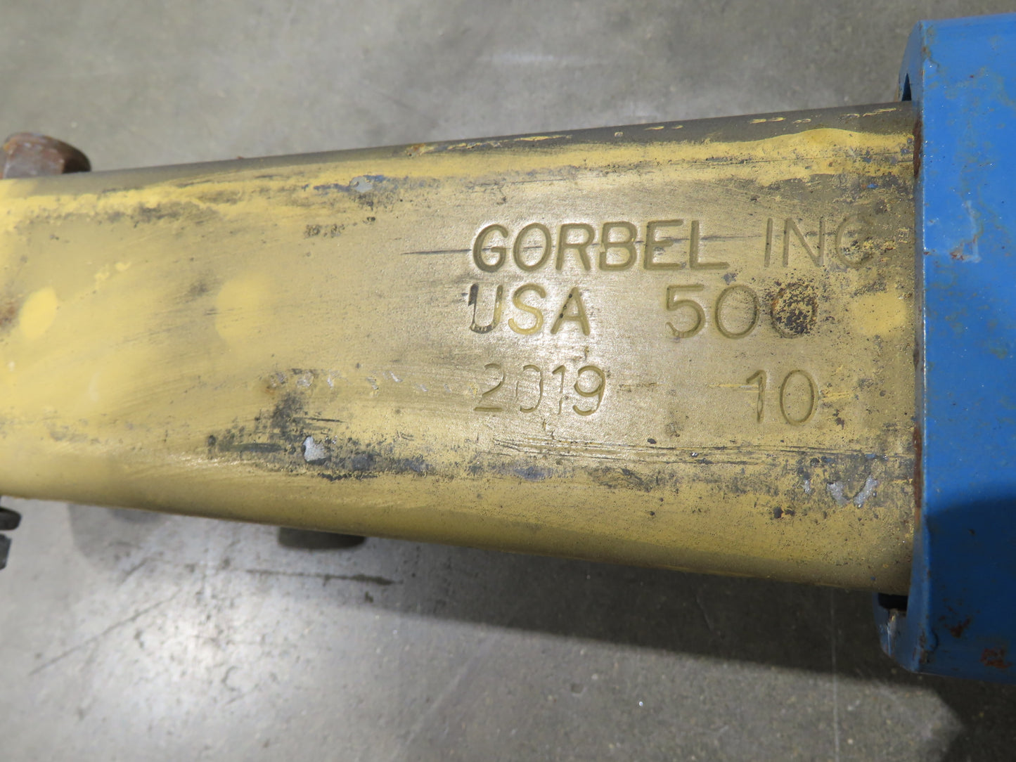 Gorbel 1/4 Ton 500Lb Free Standing 4-Post Bridge Crane 15'Span 18' 6"Runway