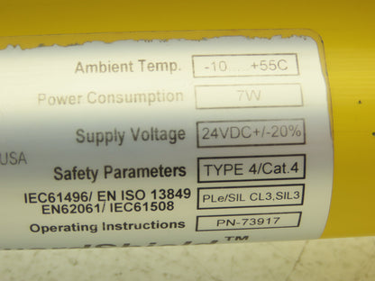 Allen Bradley 440L-P4J0480YD Light Curtain Guardmaster Receiver/Transmitter Set