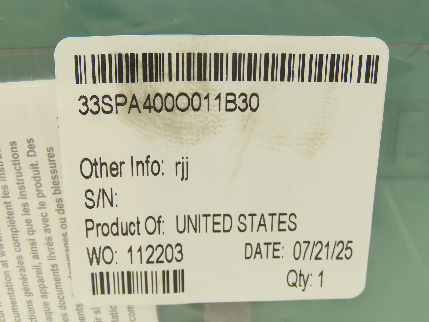 Numatics 33SPA400O011B30 Pneumatic Directional Solenoid Valve 120V