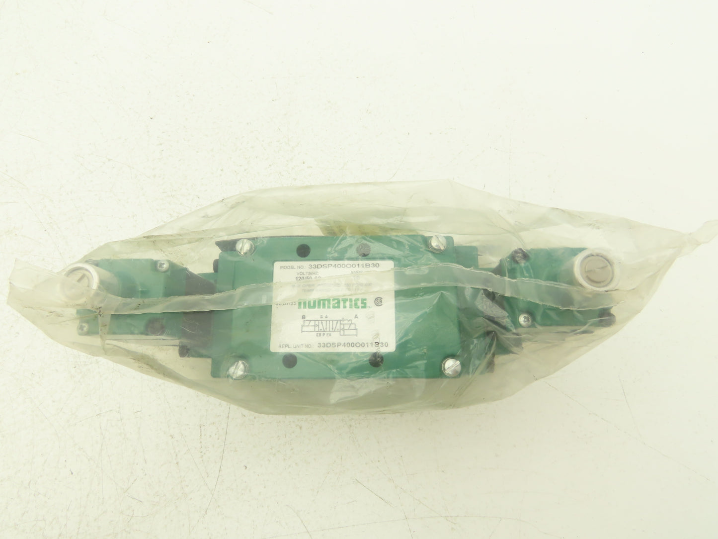 Numatics 33DSP400O011B30 Pneumatic Directional Solenoid Valve 120V