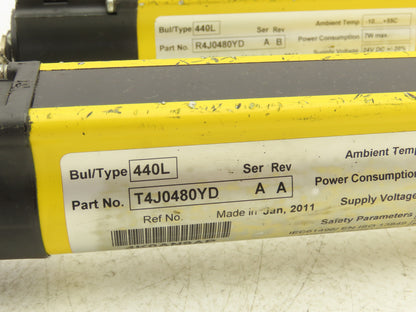 Allen Bradley 440L-P4J0480YD Light Curtain Guardmaster Receiver/Transmitter Set