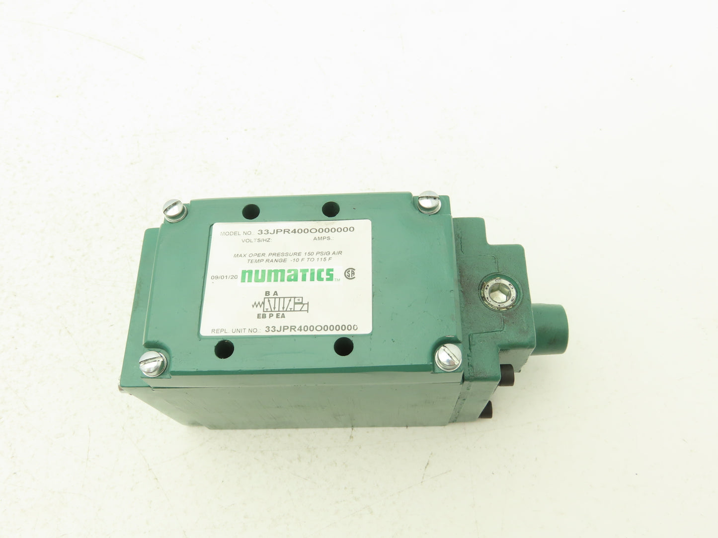 Numatics 33JPR400O000000 Pneumatic Directional Control Pilot Valve