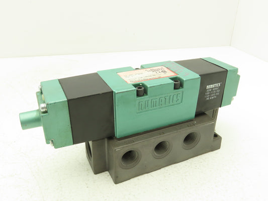 Numatics 554SS400K046T30 Pneumatic Directional Solenoid Valve 1/2" Manifold 120V