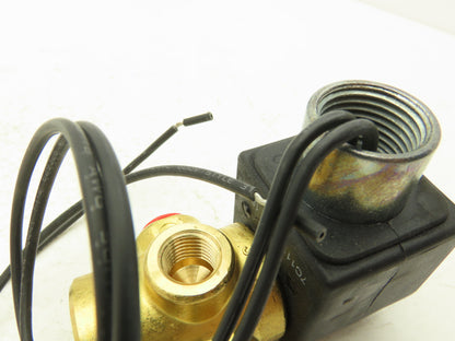 Parker Skinner 7131TBN2JV00N0C111P3 Solenoid Valve 3-Way 1/4"NPT 120V N.C.