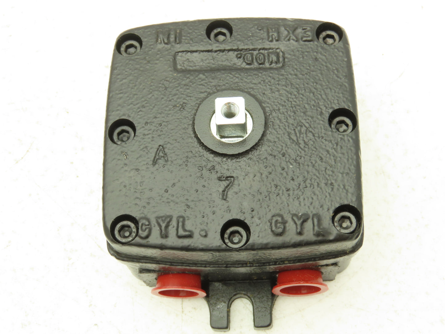 Parker PL37 Pneumatic Manual Directional Valve 4-Way 3-Pos 3/8"NPT w/Handle
