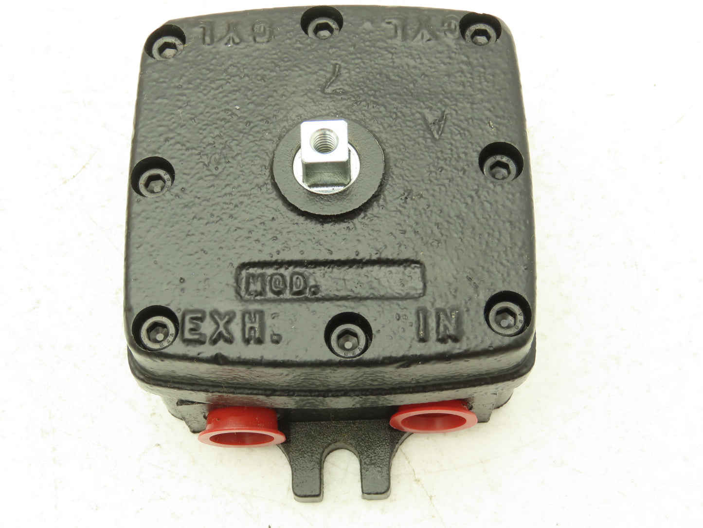 Parker PL37 Pneumatic Manual Directional Valve 4-Way 3-Pos 3/8"NPT w/Handle