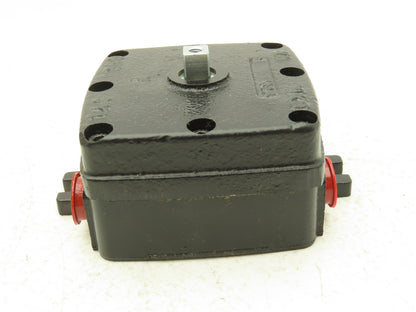 Parker PL37 Pneumatic Manual Directional Valve 4-Way 3-Pos 3/8"NPT w/Handle