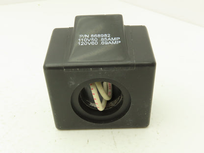 Danfoss Vickers 868982 Solenoid Valve Replacement Coil 110/120VAC D05 Series