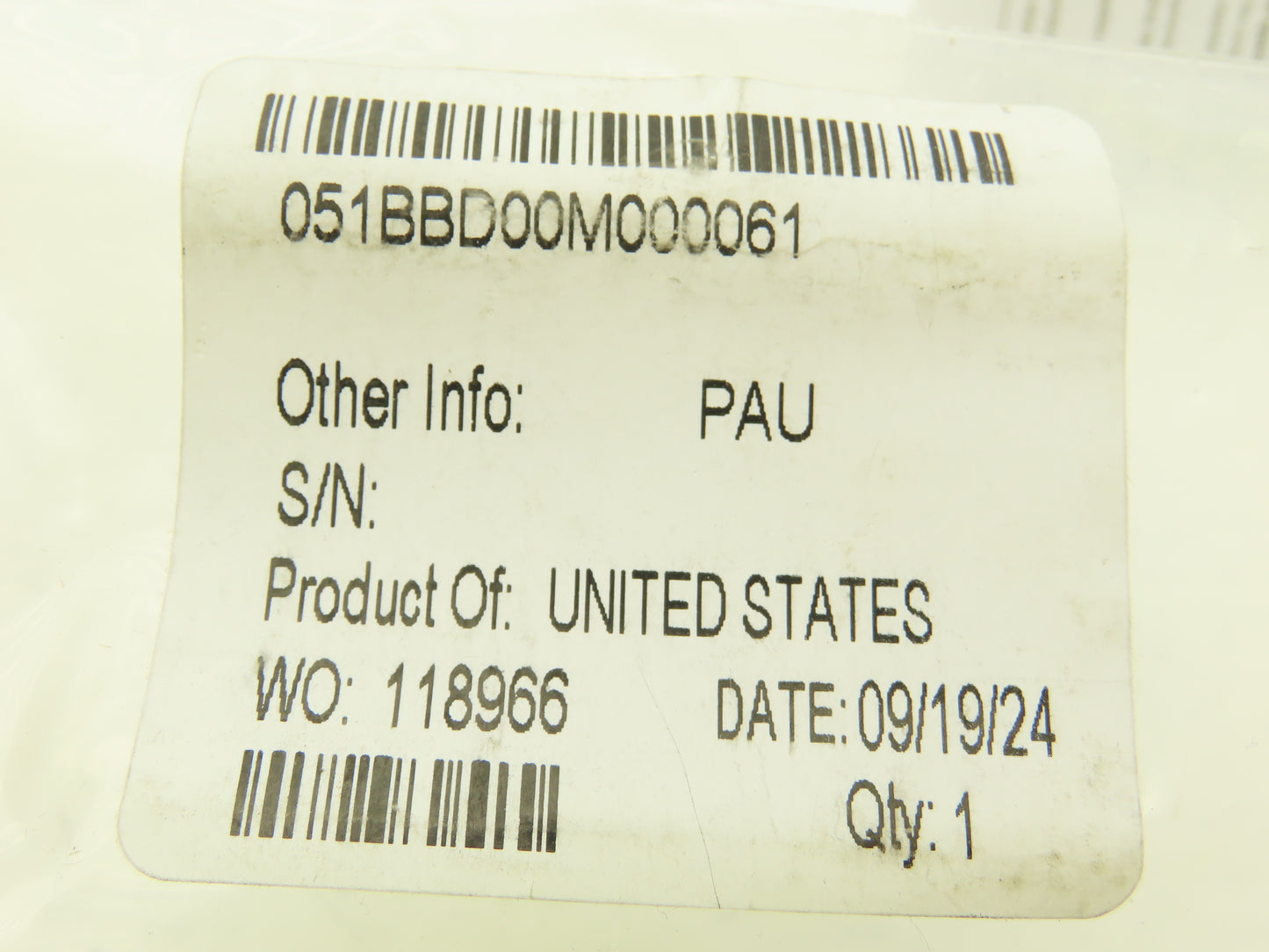 Numatics Aventics 051BBD00M000061 Pneumatic Solenoid Valve 100PSI 24VDC