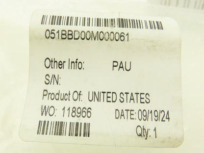 Numatics Aventics 051BBD00M000061 Pneumatic Solenoid Valve 100PSI 24VDC