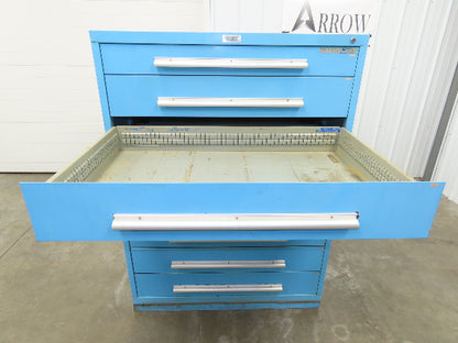 Nu-Era Modular Tool Storage Cabinet 8 Drawer 45x28x61" Stanley Vidmar Lista