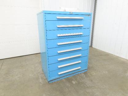 Nu-Era Modular Tool Storage Cabinet 8 Drawer 45x28x61" Stanley Vidmar Lista