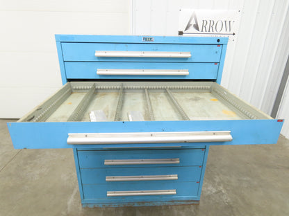 Nu-Era Modular Tool Storage Cabinet 10 Drawer 45x28x61" Stanley Vidmar Lista