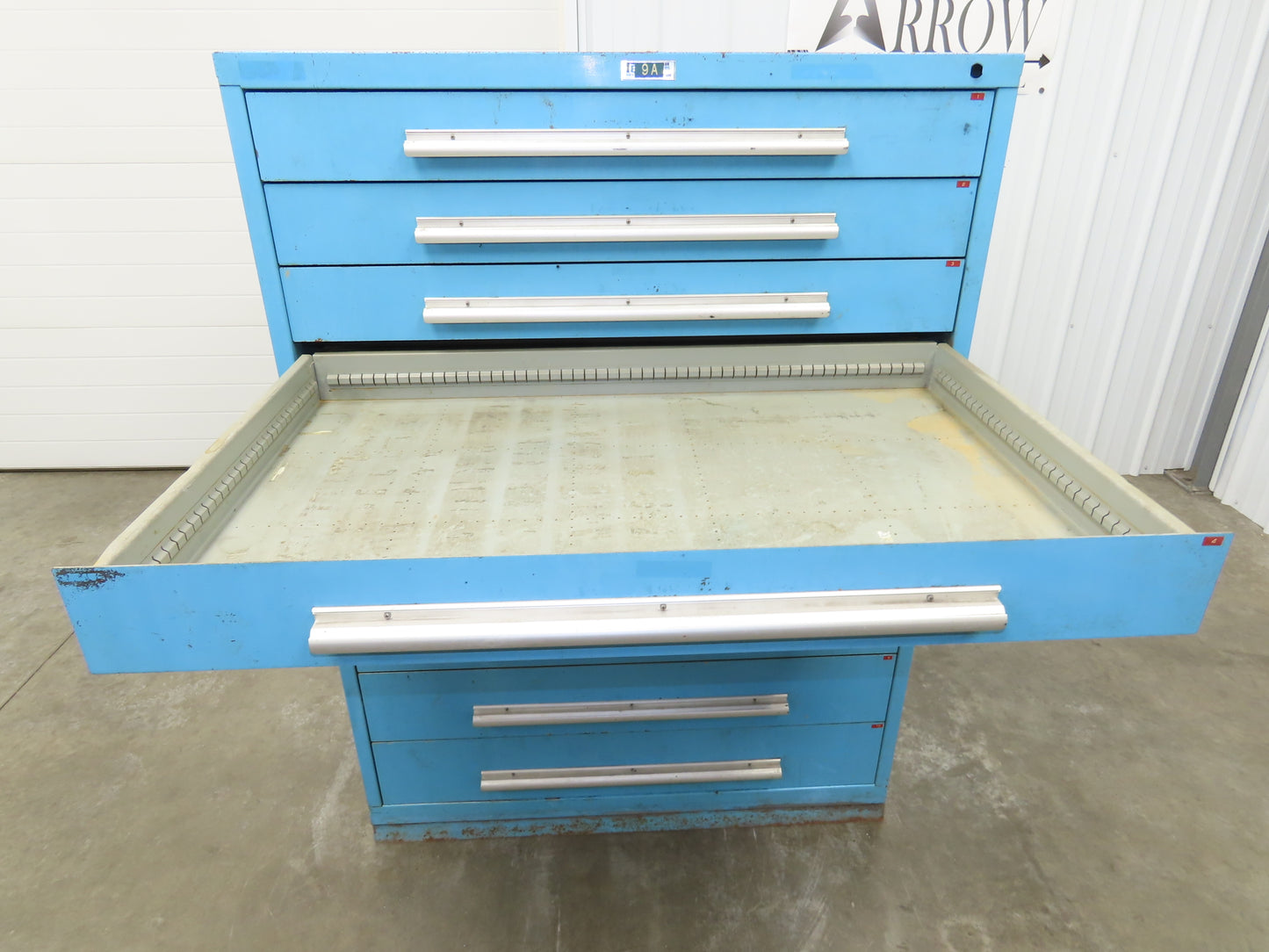 Nu-Era Modular Tool Storage Cabinet 10 Drawer 45x28x61" Stanley Vidmar Lista