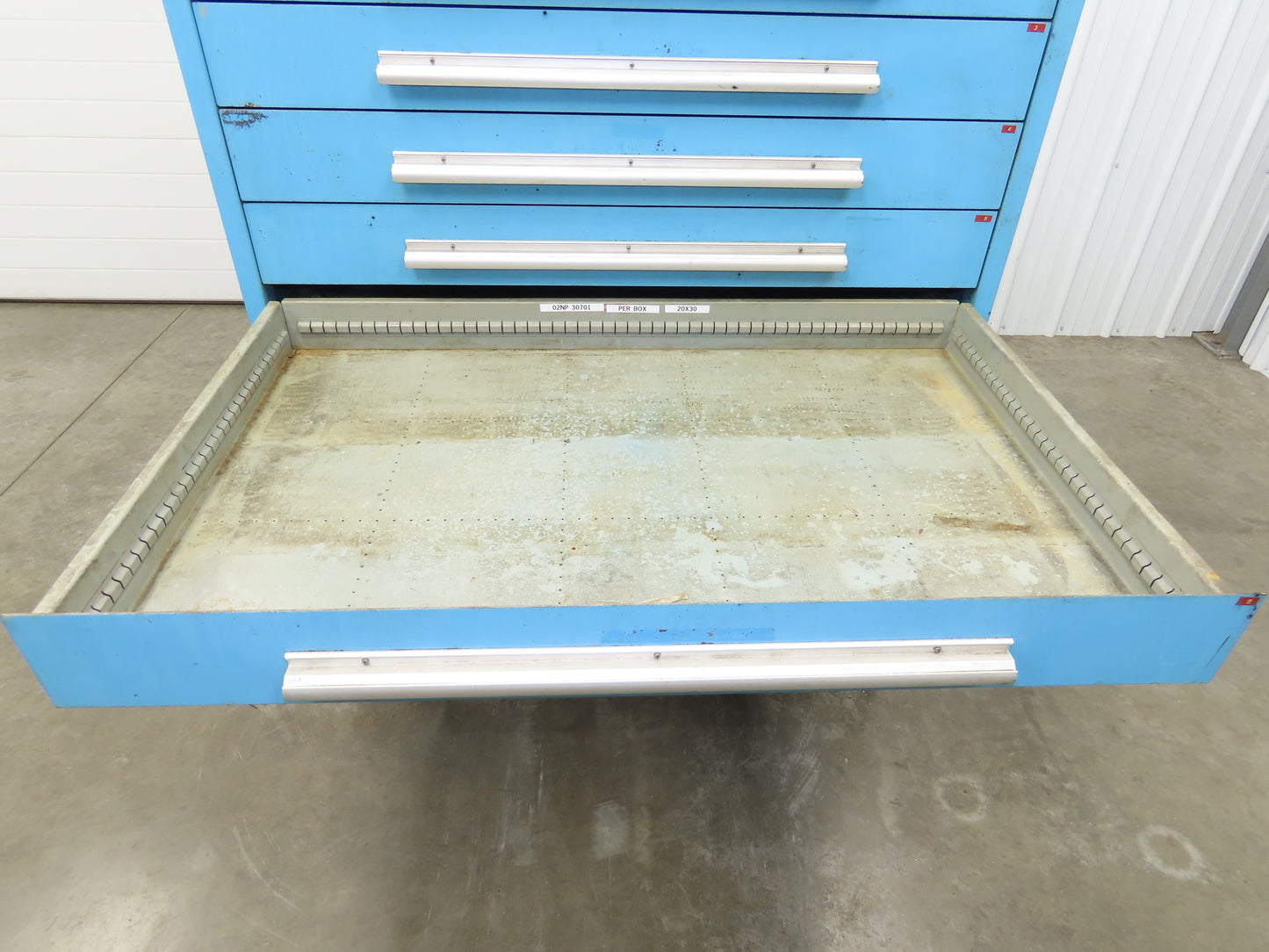 Nu-Era Modular Tool Storage Cabinet 10 Drawer 45x28x61" Stanley Vidmar Lista