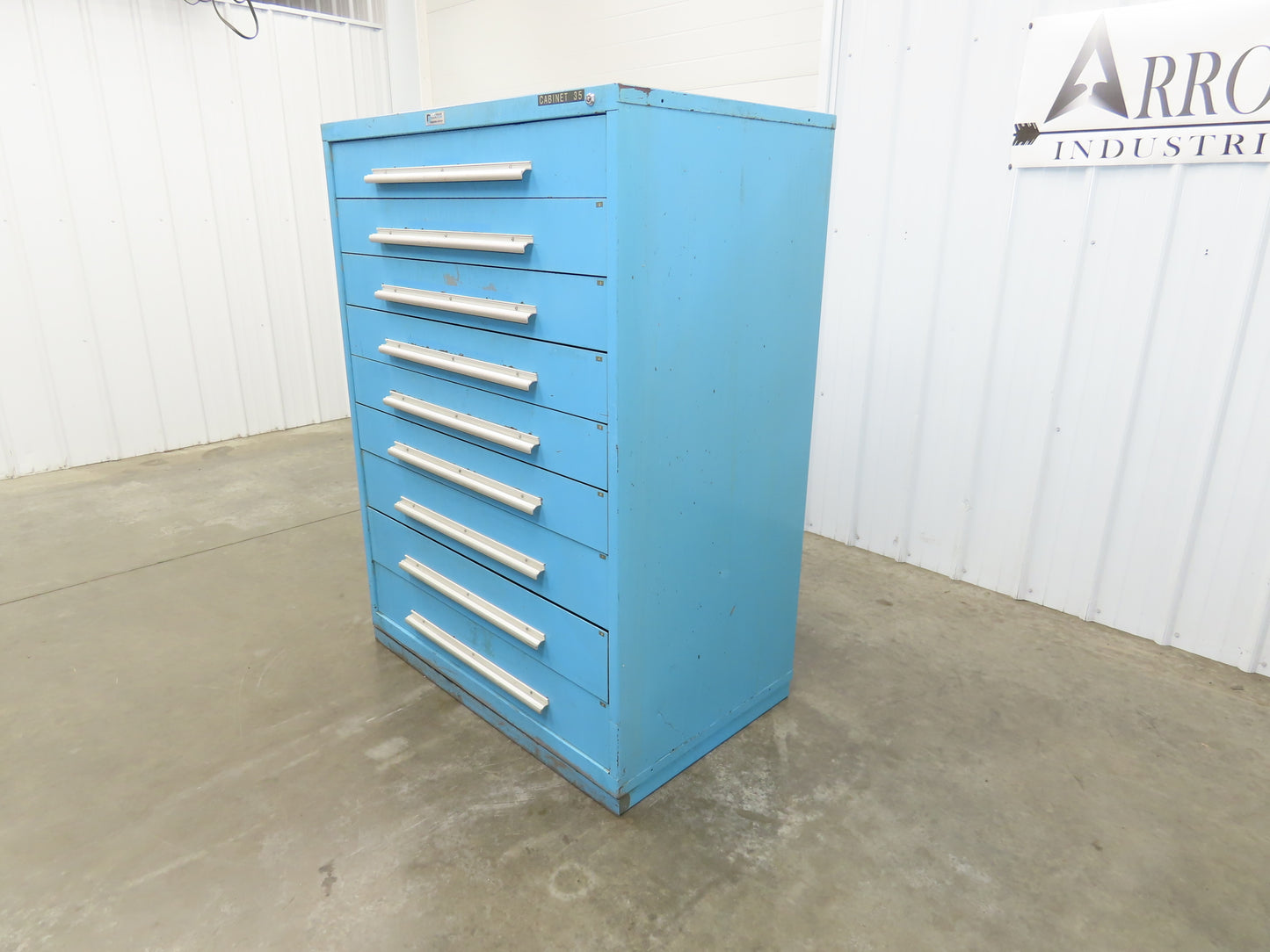 Nu-Era Modular Tool Storage Cabinet 9 Drawer 45x28x61" Stanley Vidmar Lista