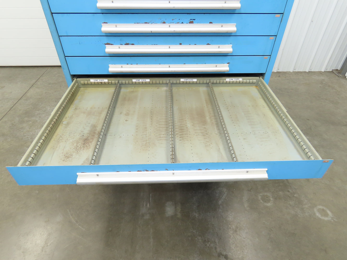 Nu-Era Modular Tool Storage Cabinet 12 Drawer 45x28x61" Stanley Vidmar Lista